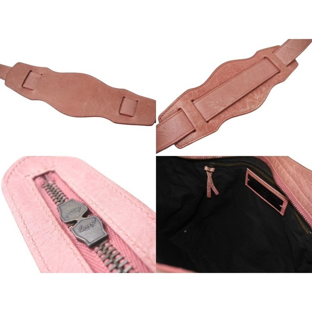 BALENCIAGA The City Handbag Pink Leather Shoulder Bag - Picture 7 of 8